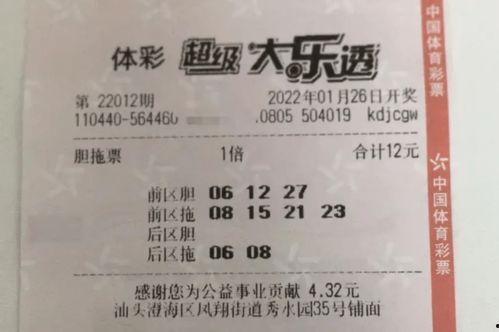 大乐透开奖结果丶一查询,惊喜连连，大奖花落谁家？